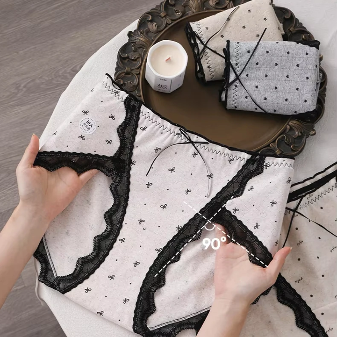 Braga sexy de algodón con encaje