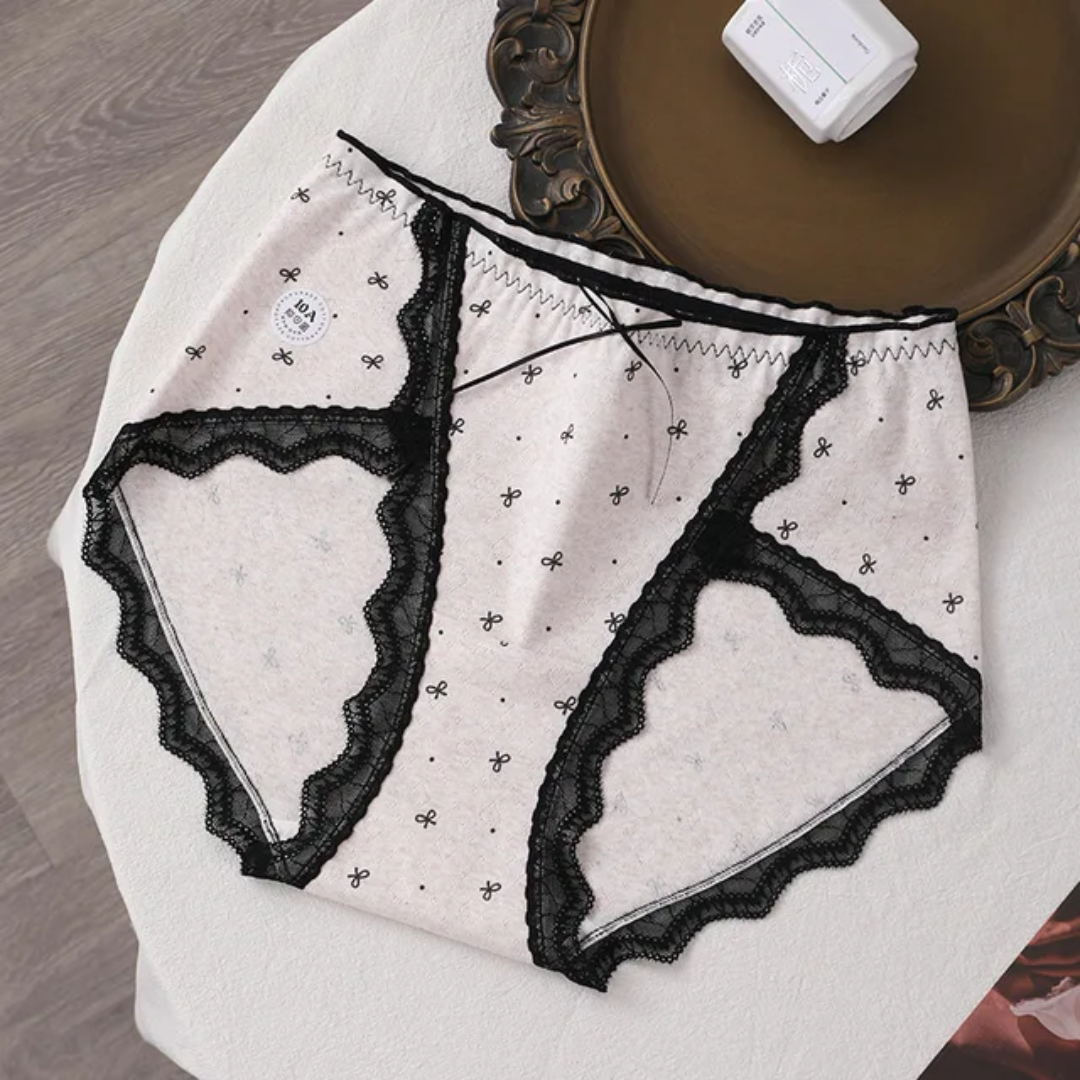 Braga sexy de algodón con encaje
