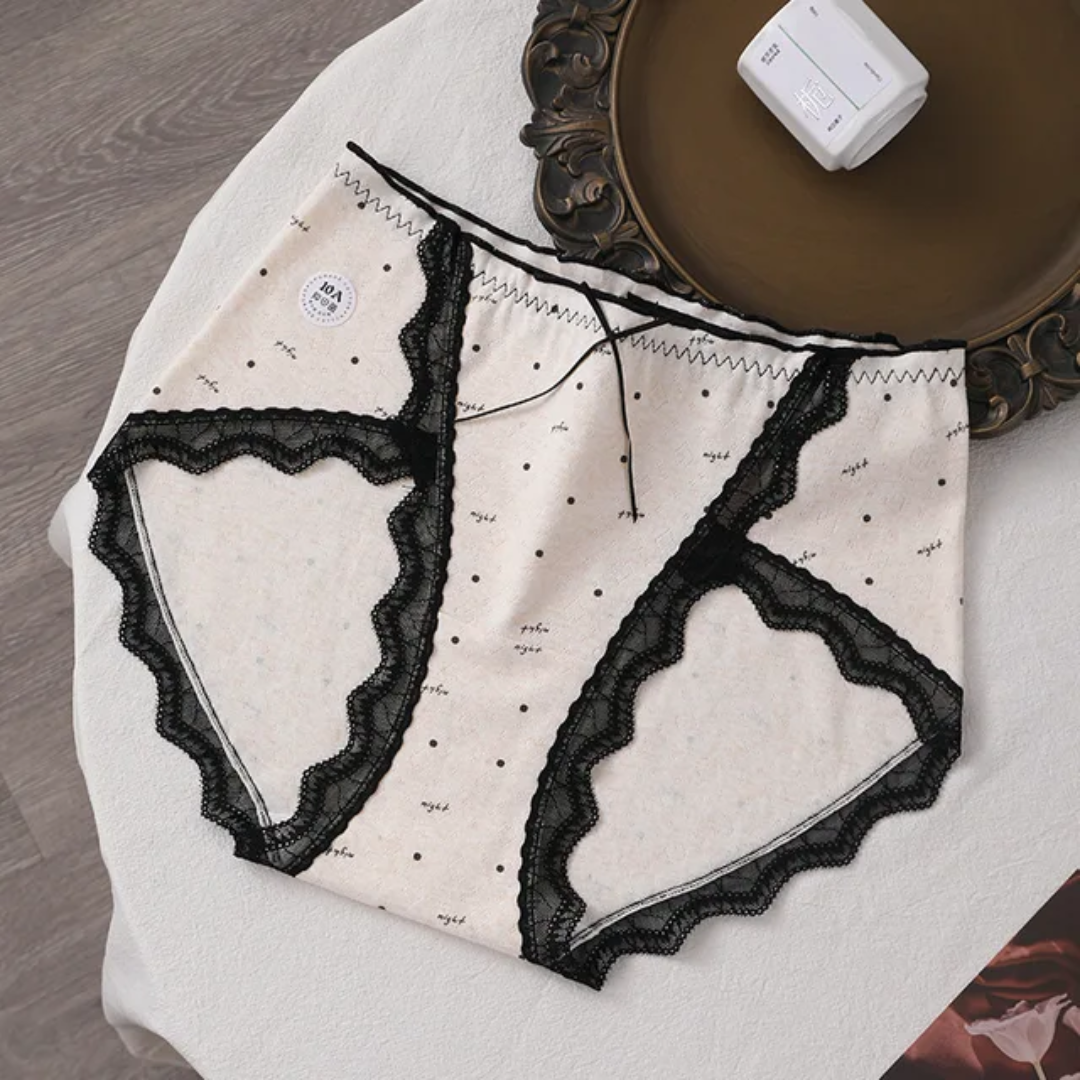 Braga sexy de algodón con encaje